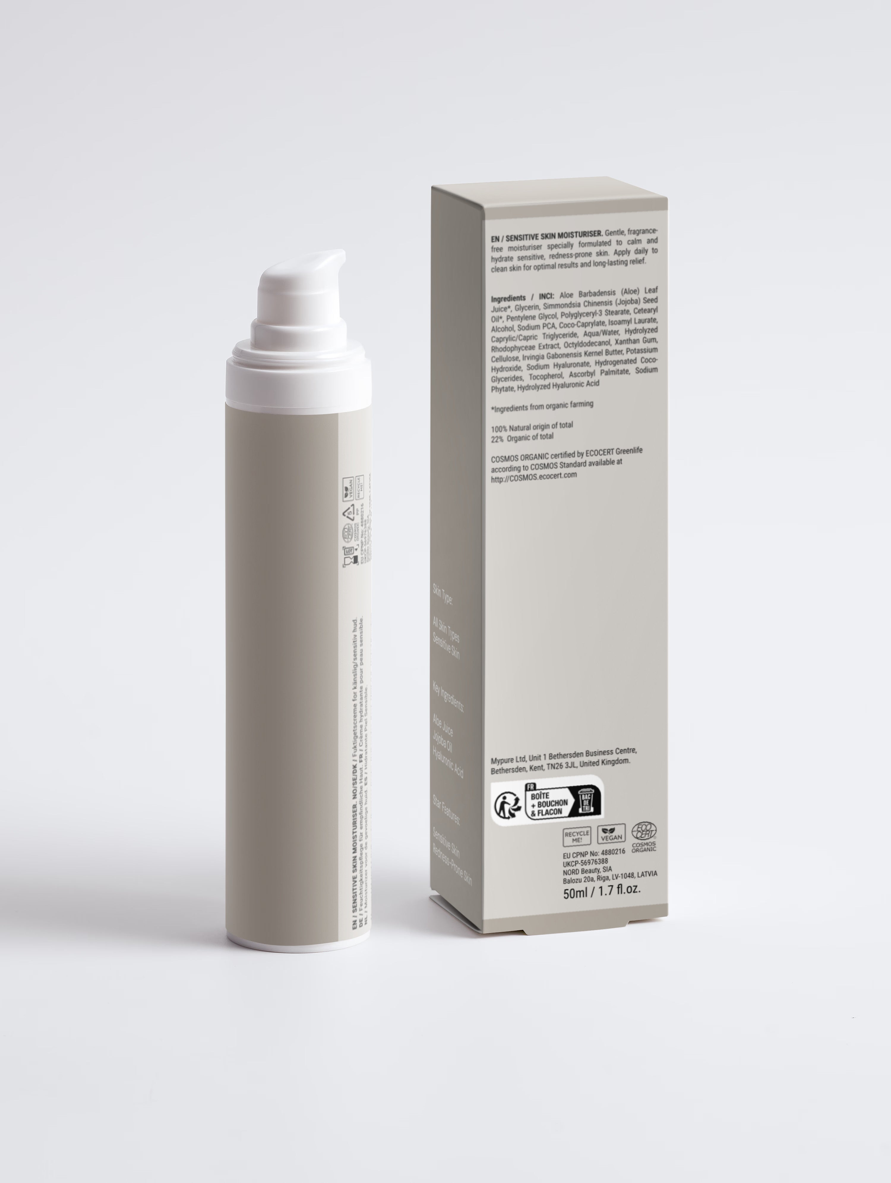 MRLS Sensitive Skin Moisturiser